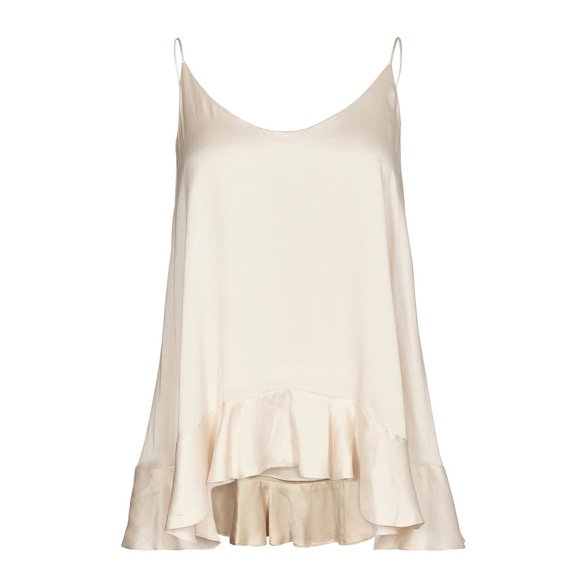 Zimmermann Tops - Zimmermann Silk Ruffle Cami 1